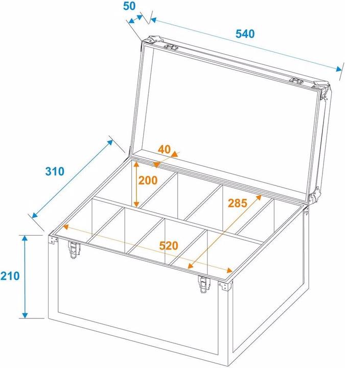 Image du produit Roadinger Coffret universel TDV-1 (Universel)