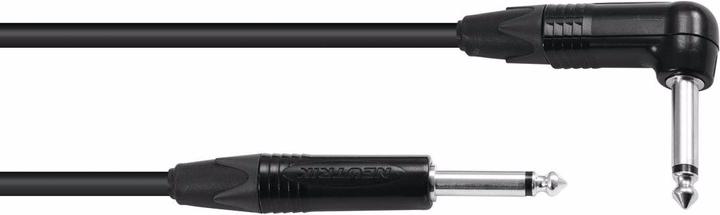 Actual product image Sommer Cable Jack cable 6.3 mono 1x 90° 6m sw Neutrik (6 m, 2.5mm)