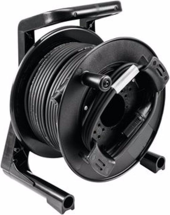 Image du produit Psso Enrouleur de câble DMX XLR 30m sw Neutrik 2x0,22 (30 m, 0.22 mm²² mm)