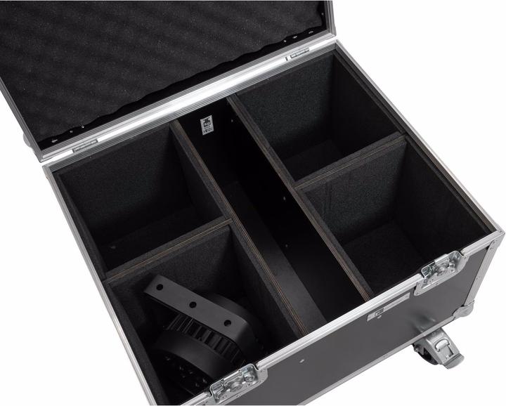Immagine prodotto Roadinger Flightcase 4x LED IP PAR 7x8W QCL/7x9W SCL con ruote (Accessori)