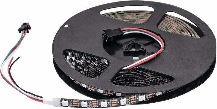 Immagine prodotto Eurolite Striscia LED Pixel 150 2,5m RGB 5V (RGB, 250 cm, Interno)