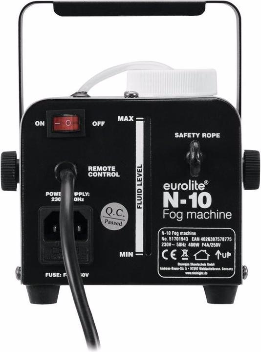Image du produit Eurolite N-10 Machine à fumée argentée
