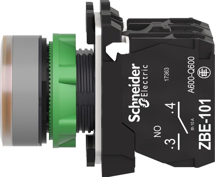 Actual product image Schneider Electric Illuminated pushbutton, compl., plastic, XB5AW35B5C0