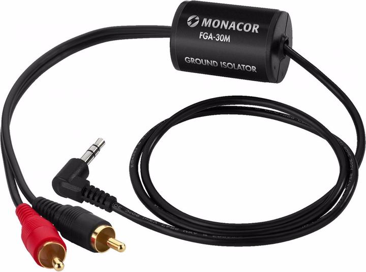 Immagine prodotto Monacor Filtro di terra, stereo - linea, jack 3.5mm cinch