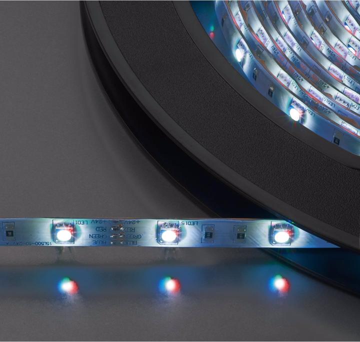 Immagine prodotto Monacor Flexibler LED-Streifen, 24V, RGB, Outdoor IP65 (1000 cm, Esterno)