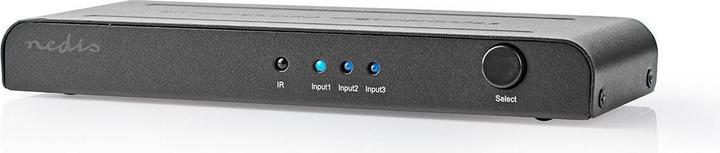 Actual product image Nedis N VSWI3473AT - HDMI switch 3 -> 14K2K at 60 fps/HDCP2.2