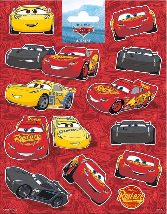Totum Foglio di adesivi di Cars