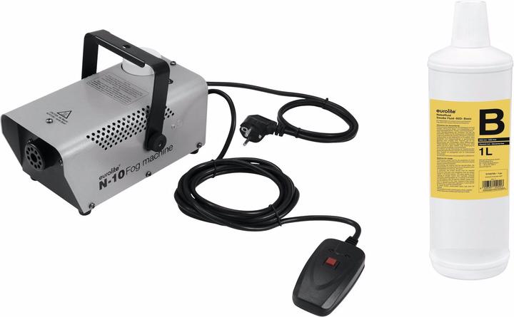 Image du produit Eurolite Kit N-10 argent + fluide fumigène B2D Basic 1l