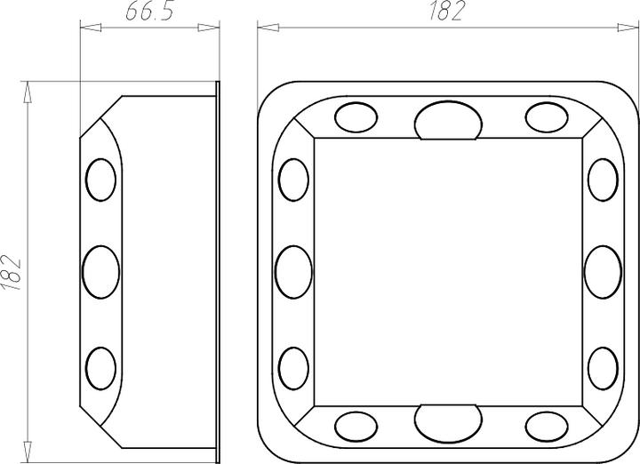 Actual product image Kaiser Junction box cavity wall junction box