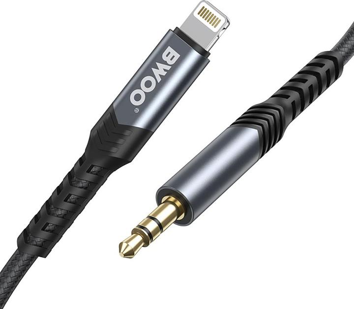 Actual product image Bwoo BO-AUX068 (1.2m, 3.5mm jack, iPhone, Various, iPad, Macbook)