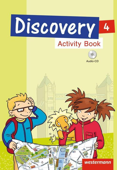 Produktbild Discovery 4. Activity Book mit CD (Deutsch, Englisch, Kirstin Jebautzke, Nikola Mayer, Melanie Behrendt, Grit Bergner, 2014)