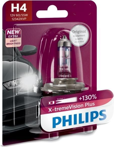 Image du produit Philips Ampoule halogène pour phare H4 X treme Pro150 (H4)