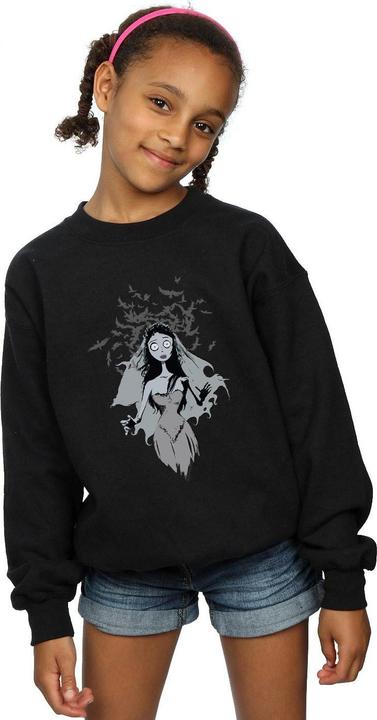 Image du produit Corpse Bride - Sweat CROW VEIL - Fille (140, 146)