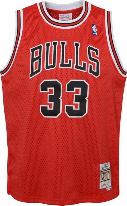 Actual product image Mitchell & Ness Swingman Jersey Chicago Bulls 9798 Scottie Pippen (140, 146)