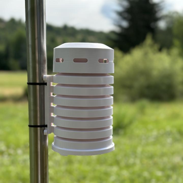 Actual product image TFA 98.1111.02 Protective cover for outdoor transmitter with solar fan Weather protection hut