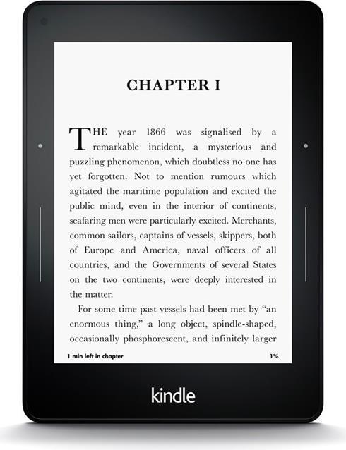 Amazon Kindle Voyage WiFi + 3G (6", 4 Go, Noir)
