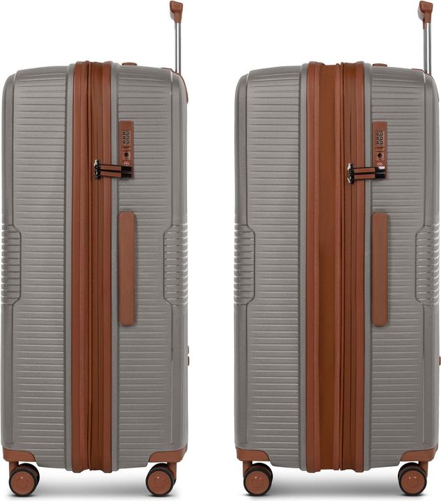 Immagine prodotto Farmhood Eco Edition 02 4 Rollen Trolley 76 cm mit Dehnfalte (109 l, XL (da 115l))