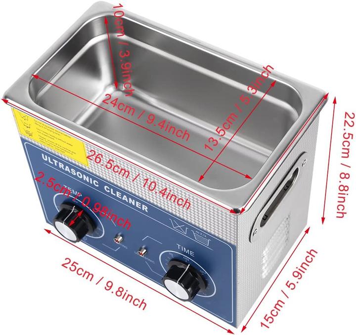 Image du produit Gototop Nettoyeur à ultrasons (40 kHz, 3000 ml)
