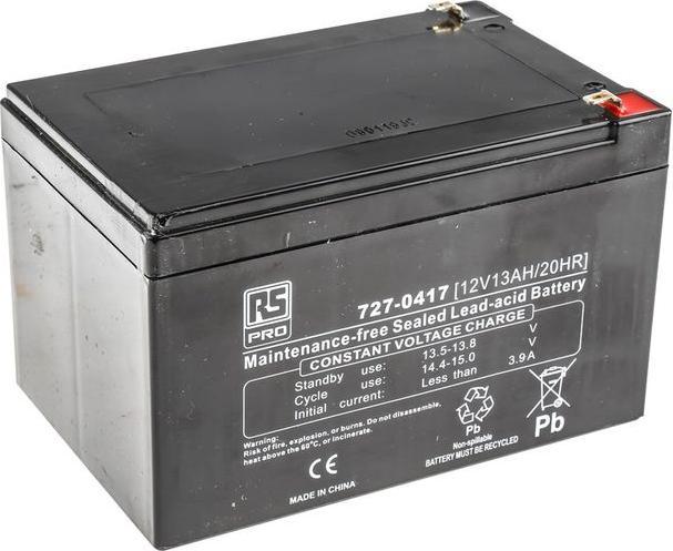 Rs Pro Batterie plomb-acide AGM 12V 13Ah (12 V, 13000 mAh)