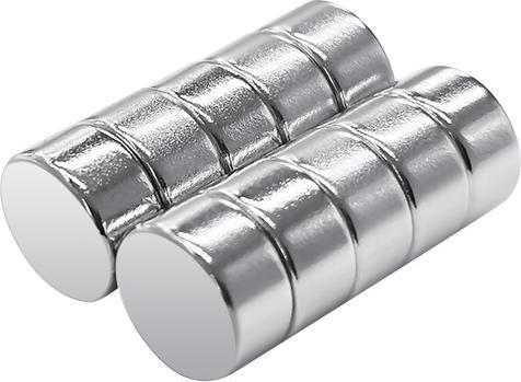 Immagine prodotto Rs Pro Magnete in neodimio, disco, 8mm x 4mm (10 x)
