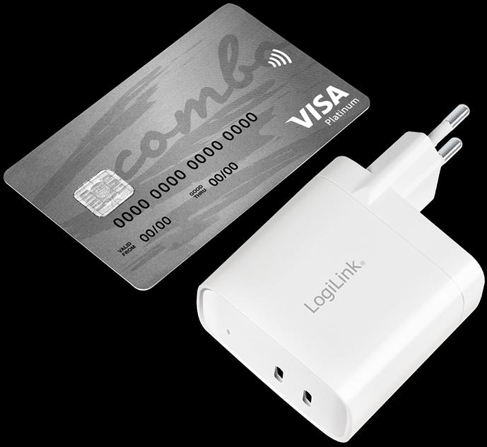 Actual product image LogiLink USB socket adapter (40 W)