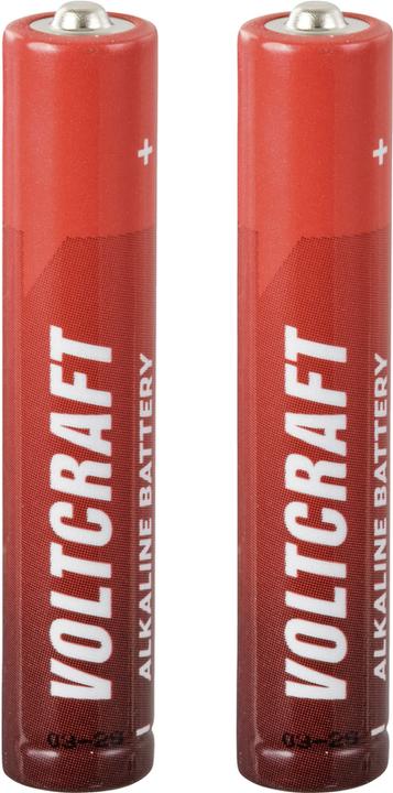 Image du produit Voltcraft Pile Mini (AAAA) Mini (AAAA) Alcaline-Manganèse 1.5 V 500 mAh 2 pcs. (2 pcs, 500 mAh)