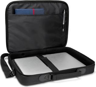 Actual product image Hamlet XNBAG156BL notebook bag 39.6 cm (15.6') Courier bag Black (15.60", Universal)
