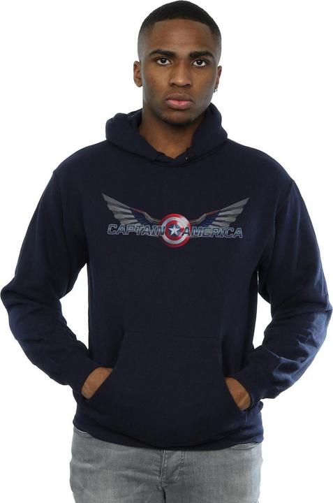 Produktbild Falcon And The Winter Soldier Captain America Logo Kapuzenpullover (XL)