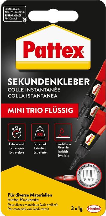 Pattex Mini-Trio liquide (3 g)