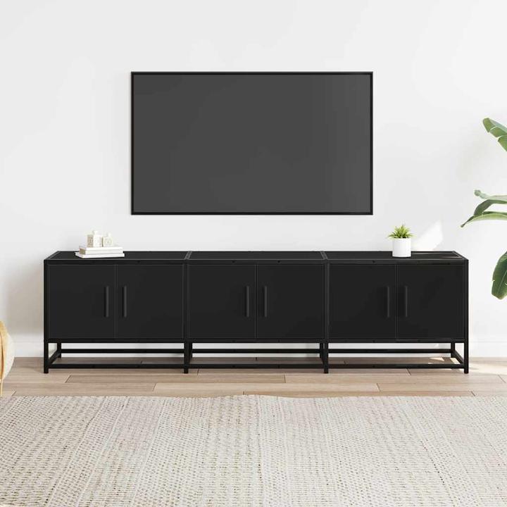 Image du produit VidaXL Armoire TV Lowboard Meuble TV Métal dérivé du bois (150 x 35 x 41 cm)