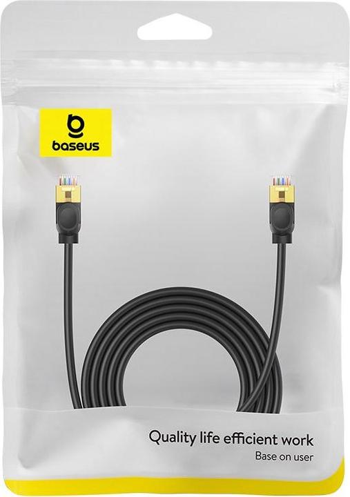 Image du produit Baseus Cat 7 10Gb Ethernet RJ45 Cable 3m black (UTP, CAT7, 3 m)