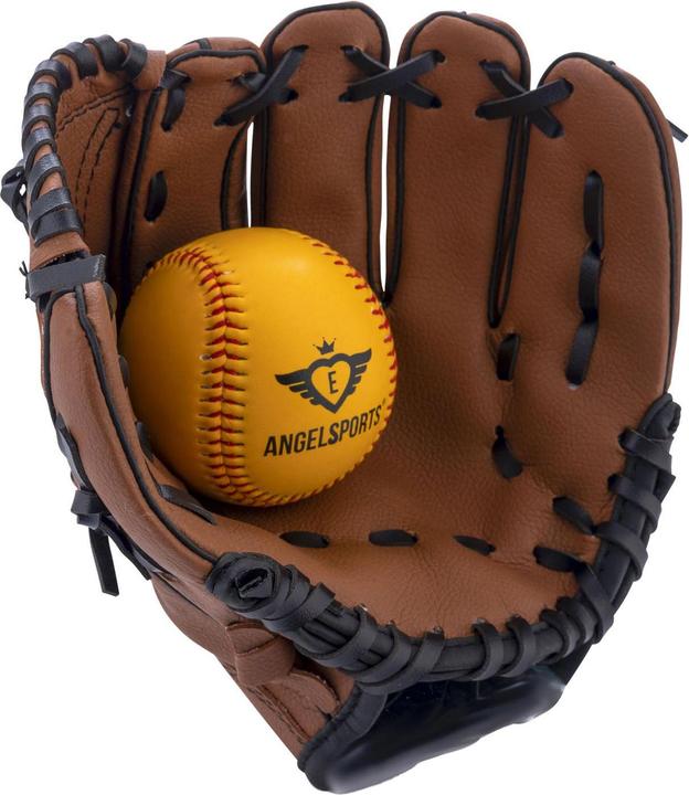 Immagine prodotto Angel Sports Set da baseball in finta pelle (9")