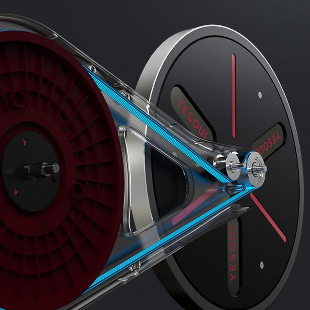 Actual product image Yesoul S3 Smart Indoor Cycle