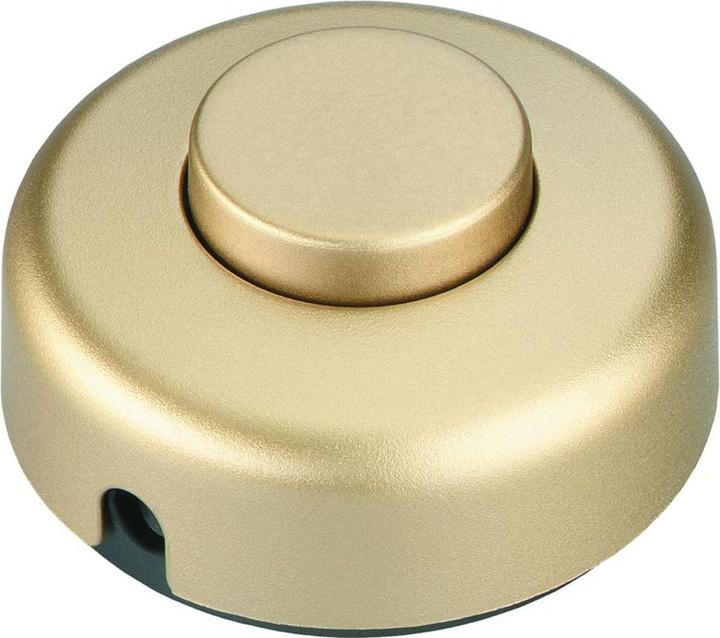 Produktbild Elbro Fussschalter Bär 2 Klemmen Gold