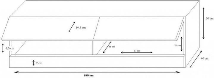 Actual product image Cama RTVVigo180N (180 x 40 x 30 cm)