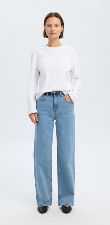 Actual product image Selected Femme Hellblaue Wide Fit Jeans (W31/L30)