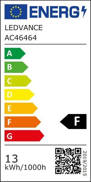 Label énergétique Ledvance Lampe compacte à LED (GR8, 13 W, 1350 lm, 1 x, F)