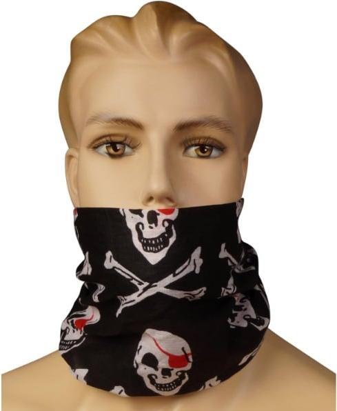 Produktbild Bestsaller Piraten-Halstuch schwarz/weiss/rot