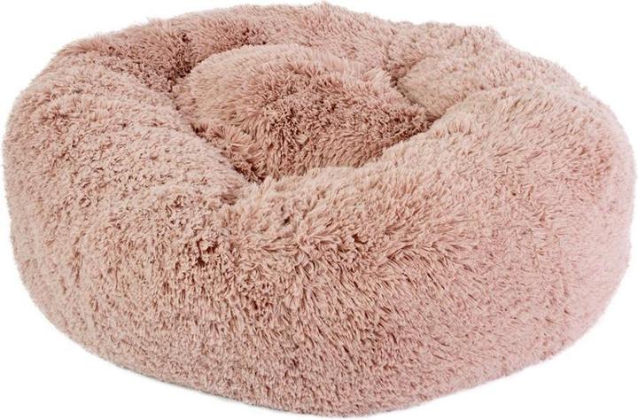 Image du produit Duvoplus Corbeille donut en fourrure, Ã˜80x35cm, rose (Chat, Chien)