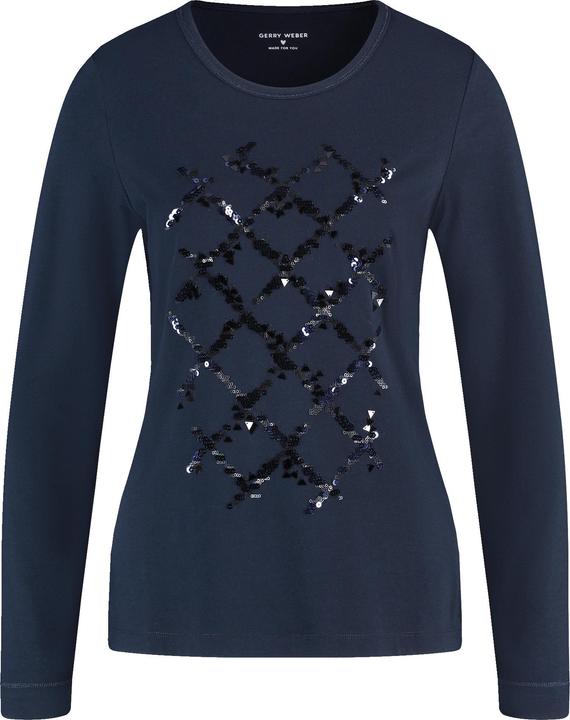 Produktbild Gerry Weber Langarmshirt mit Paillettenzier T-Shirt 1/1 Arm - 64196 (48)