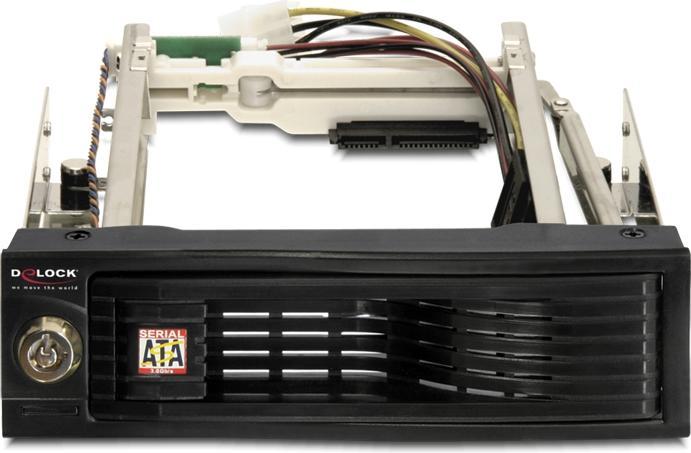 Image du produit Delock Cadre de montage 5.25 3.5 SATA HDD protégé, hot-swap