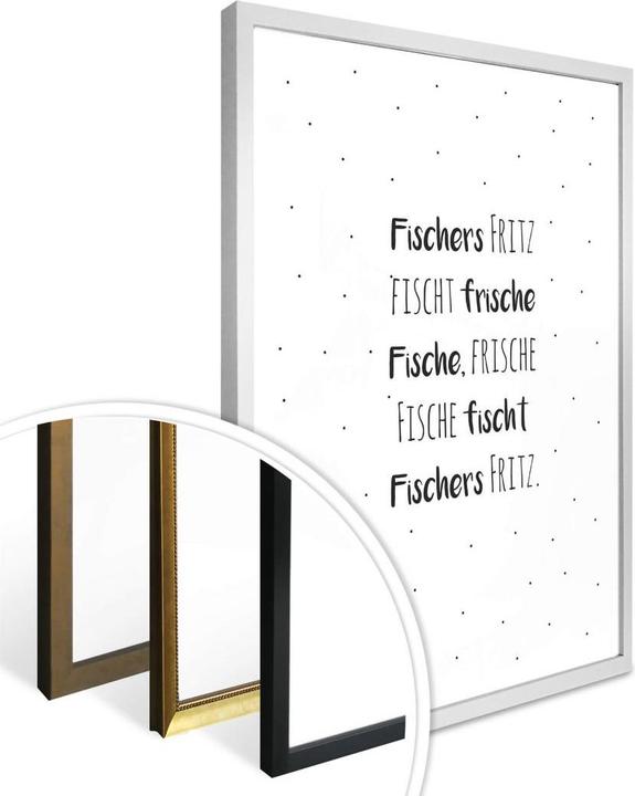Immagine prodotto Trenddeko Scioglilingua - Fischer's Fritz (50 x 60 cm)