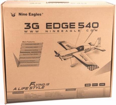 Actual product image Nine Eagles Edge 540 RTF 3G FTR (Mode 2/Futaba Protocol) (Park flyer)