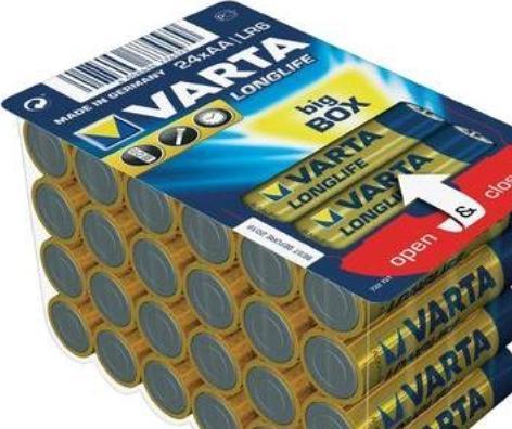 Productafbeelding Varta Longlife (24 Pcs., AA, 2800 mAh)