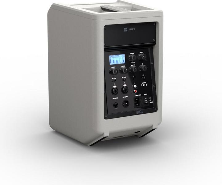 Image du produit LD Systems ANNY® 8 G - Enceinte portable Bluetooth® PA avec batterie et mixeur, gris urbain (Actif, 1x 80 W)