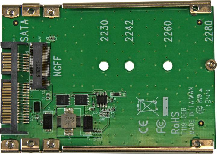Produktbild StarTech Adapterwandler M.2 NGFF SSD auf 2,5 Zoll SATA