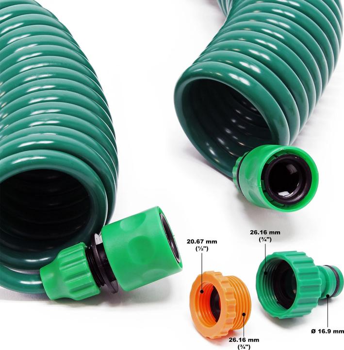 Actual product image Wiltec Spiral hose (15 m, 26.16 mm)