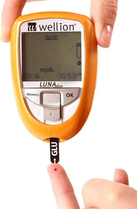 Actual product image Wellion Luna blood glucose test strips 50 test strips (Test strips)