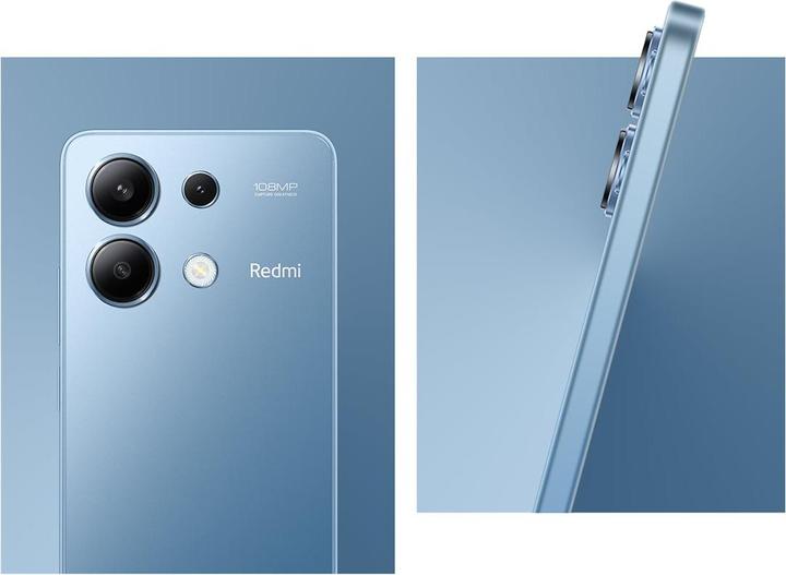 Actual product image Xiaomi Redmi Note 13 (128 GB, Ice Blue, 6.67", Hybrid Dual SIM, 108 Mpx, 4G)