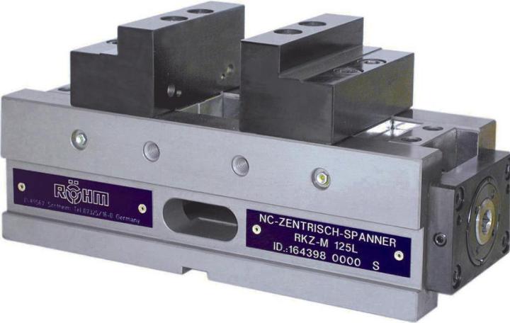 Actual product image Röhm NC compact centric clamp RKZ-M, jaw width 70, with stepped jaws (70 mm)